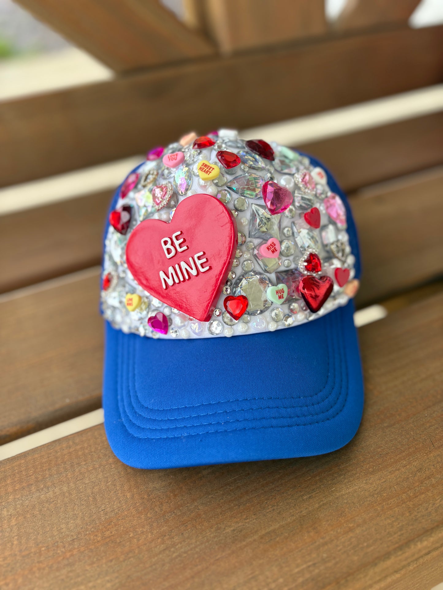 Blue Be Mine Trucker Hat