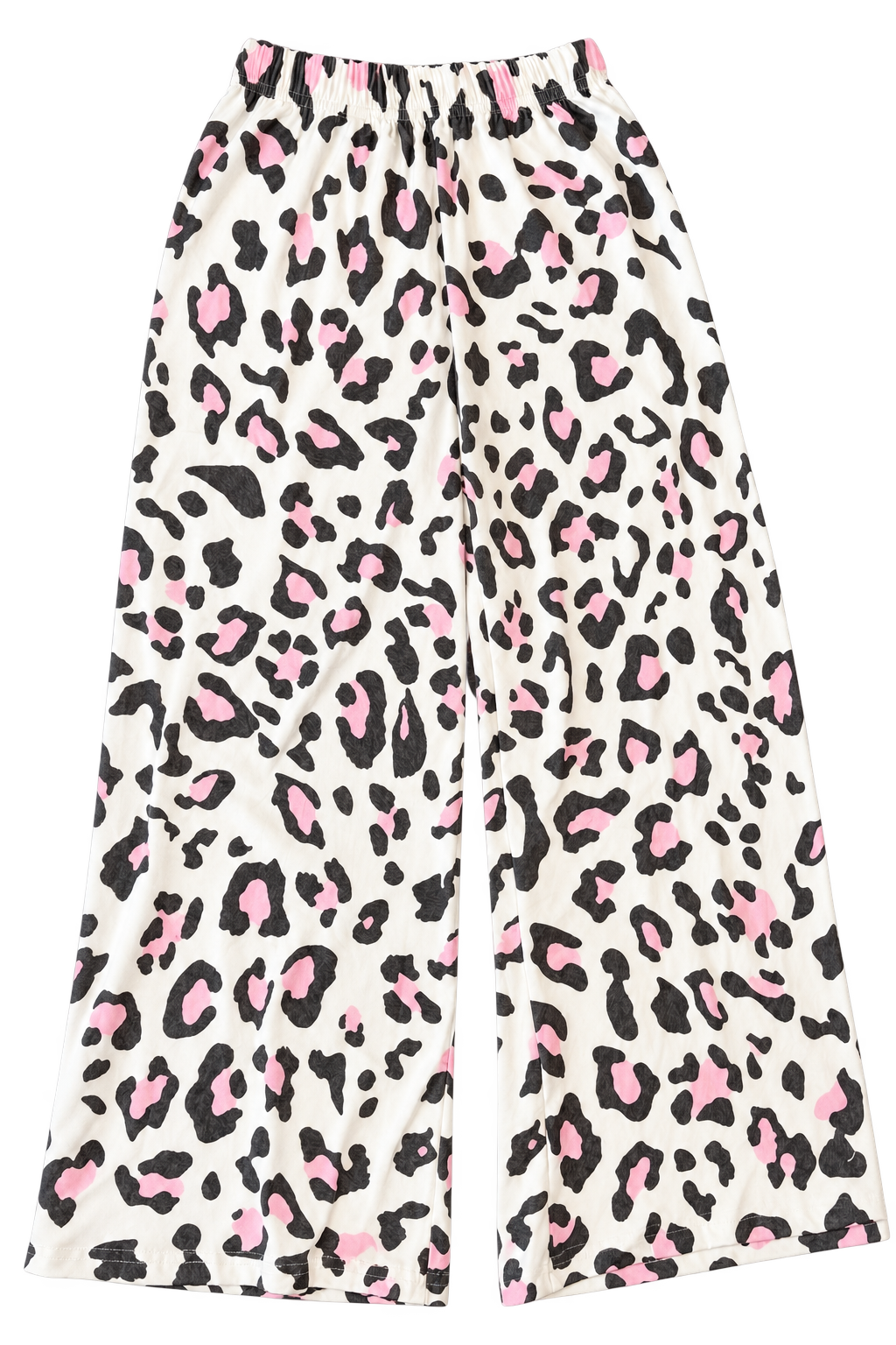 Dusty Pink Leopard Print Athleisure Pants