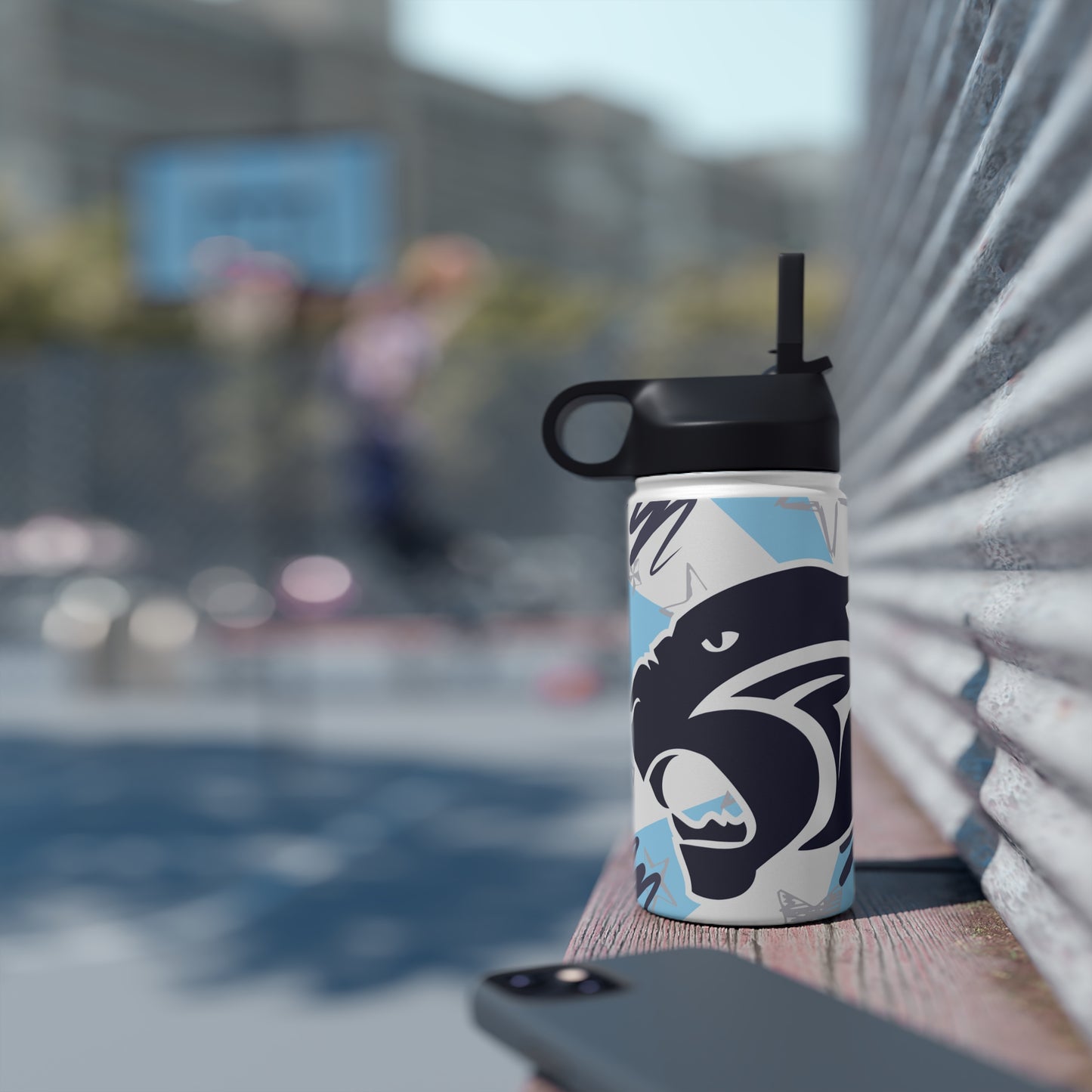 Pinckneyville Panthers Stainless Steel Water Bottle