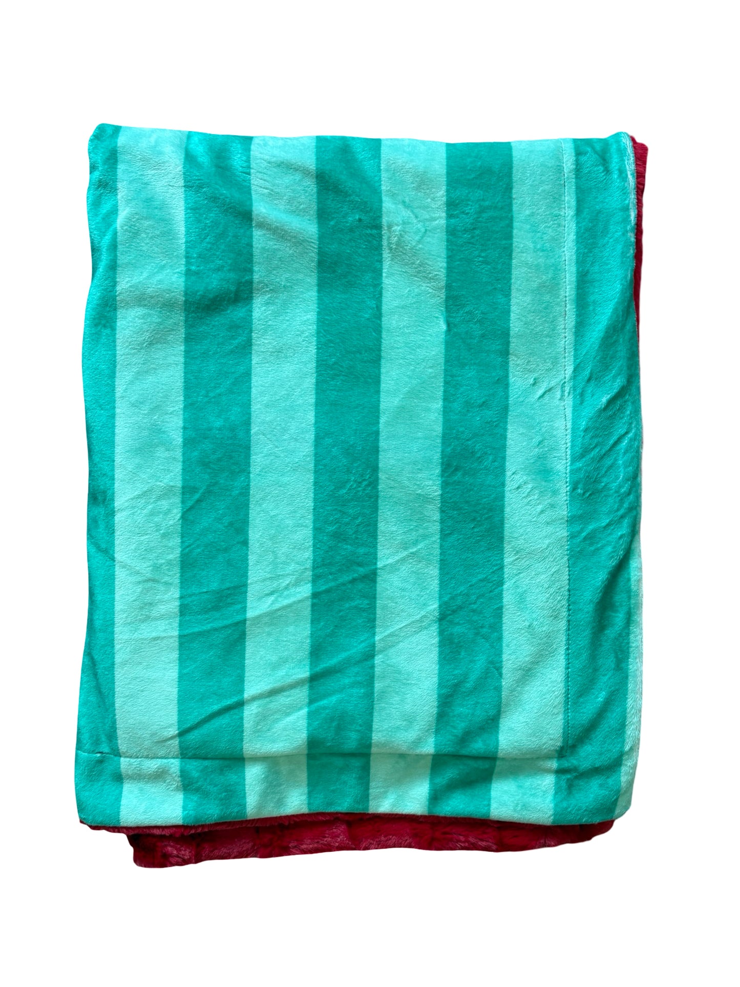 Green Stripe/Red Blanket