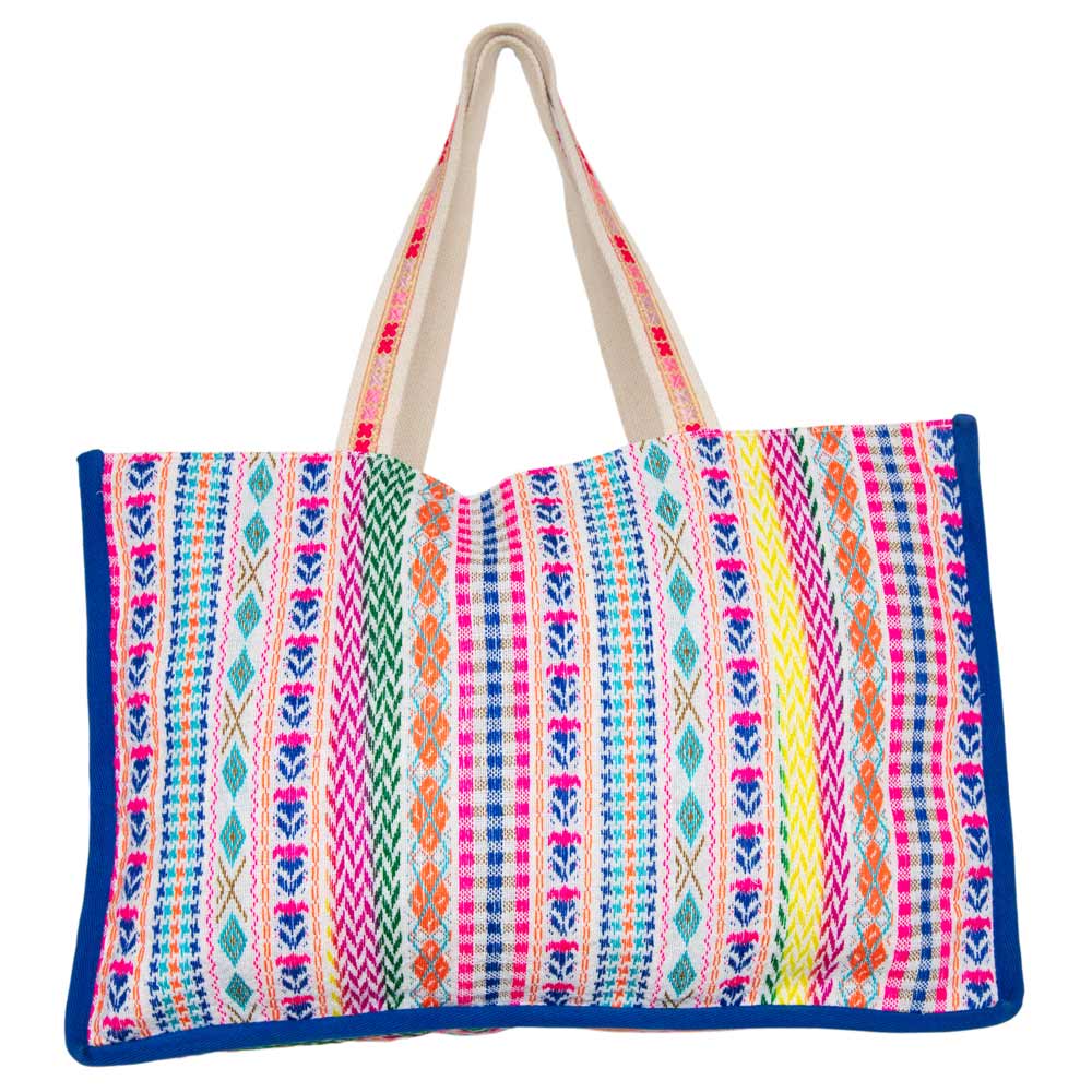 BEACH Tasseled Oversized Women's Tote Bag