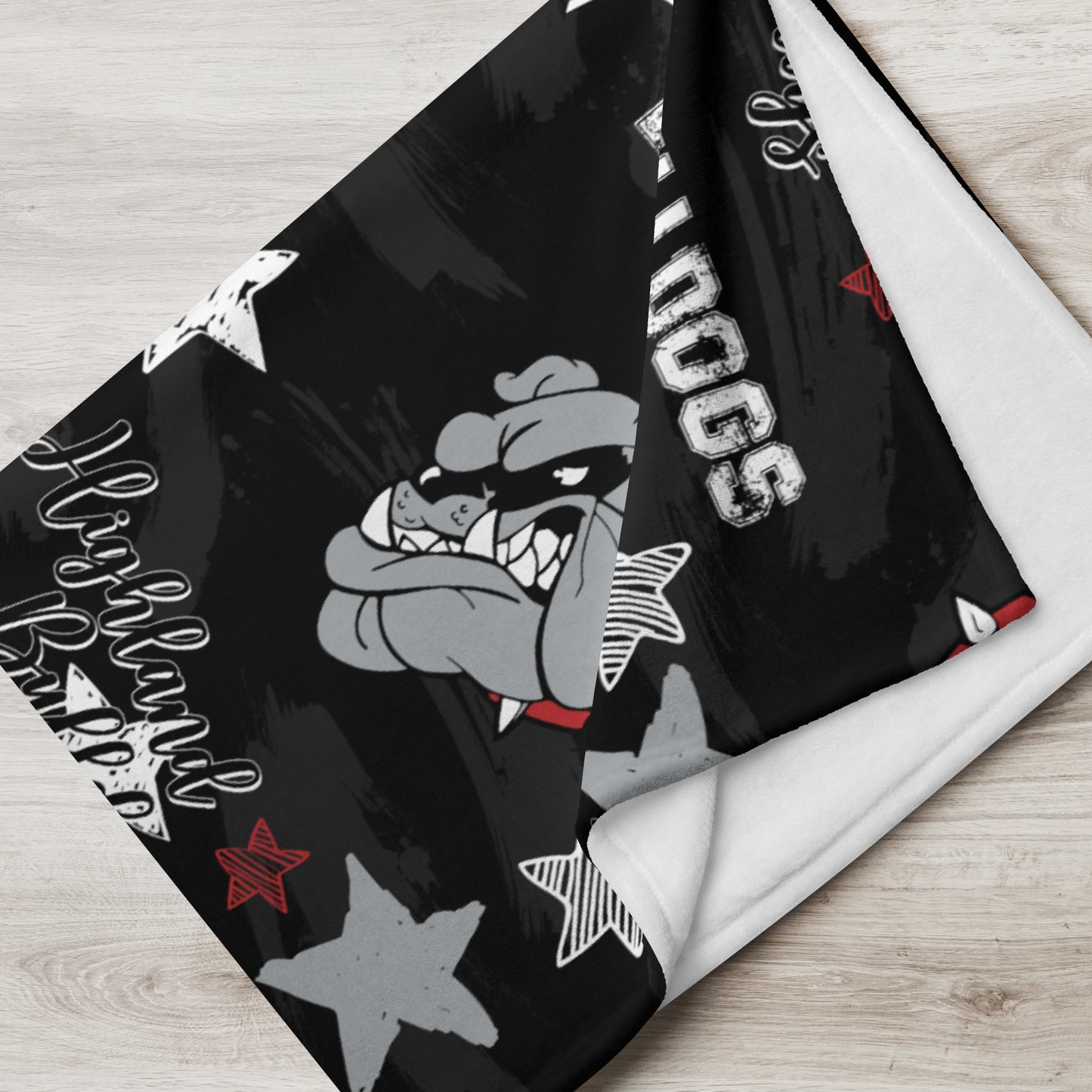 Highland Bulldogs Throw Blanket