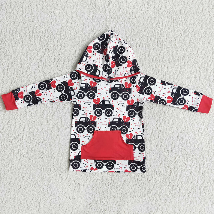 Monster Truck Heart Hoodie