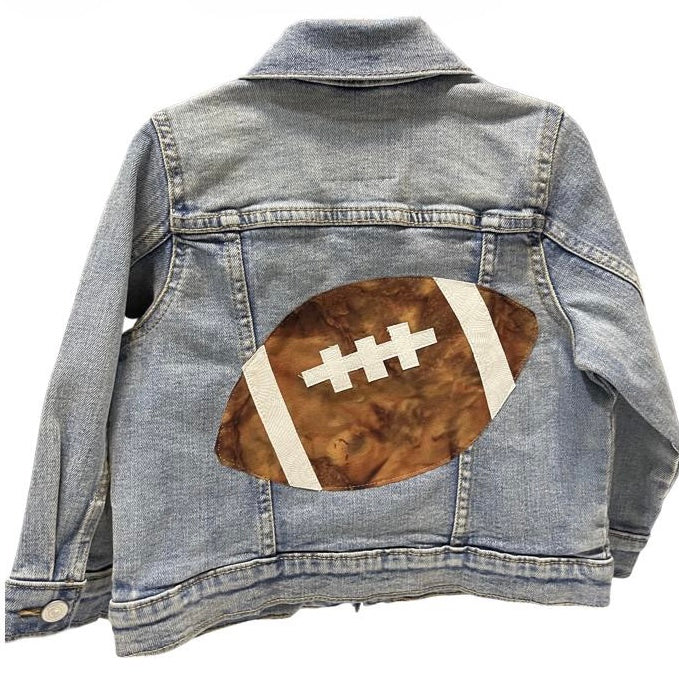 Football Jean Jacket