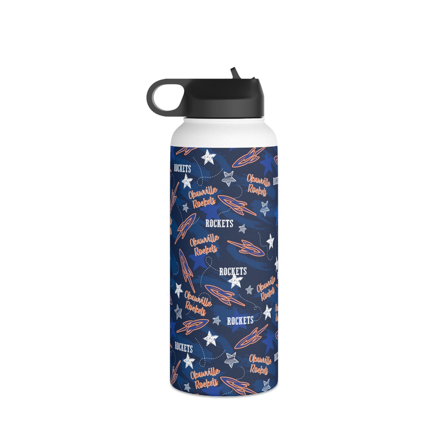 Okawville Rockets Stainless Steel Water Bottle