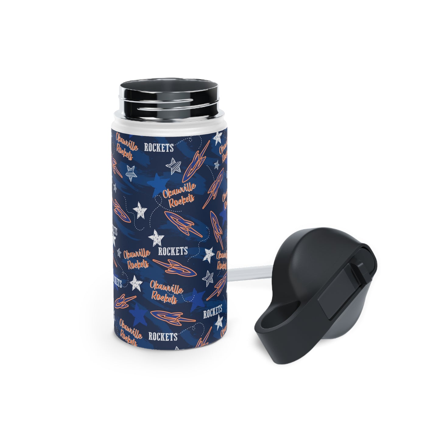 Okawville Rockets Stainless Steel Water Bottle