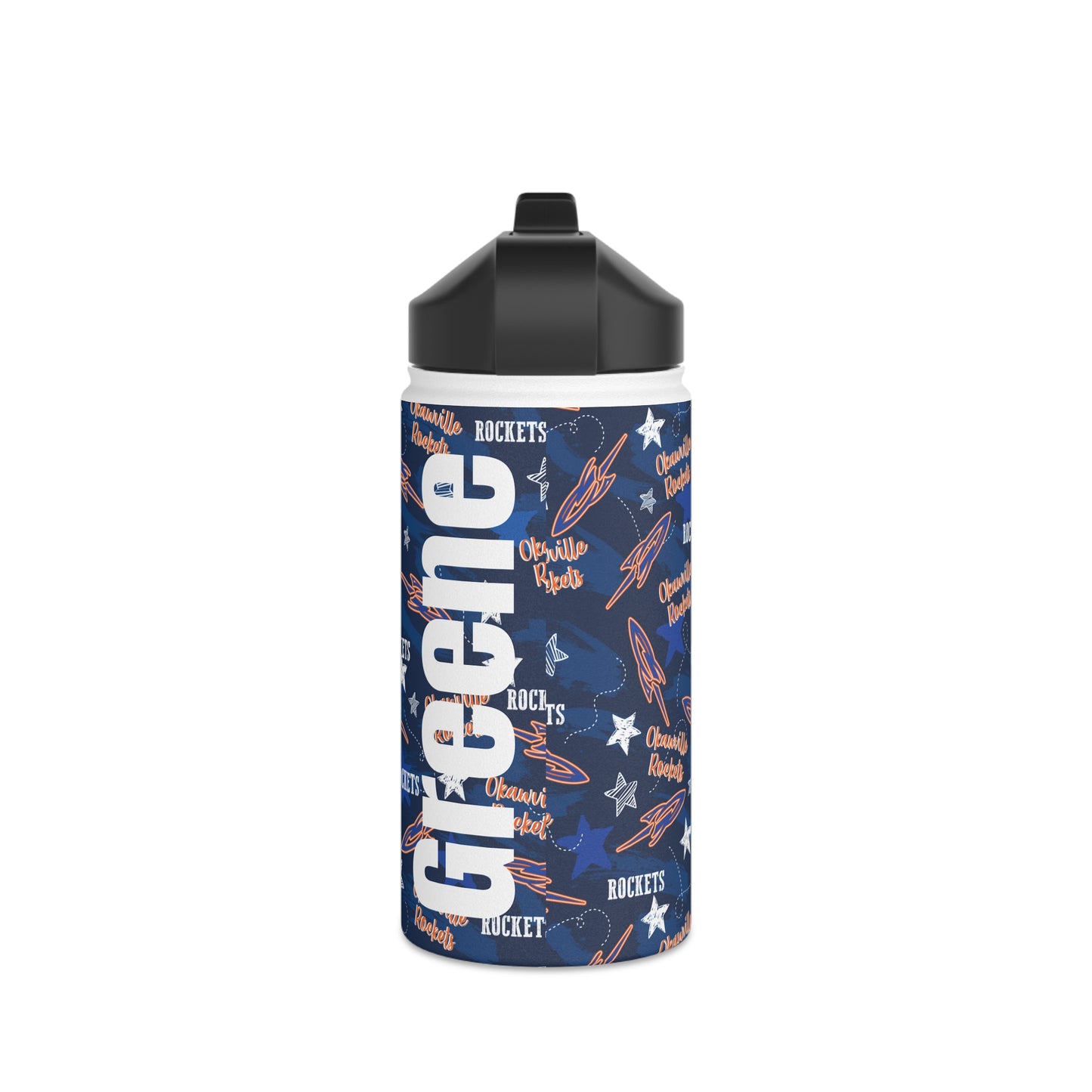 Okawville Rockets Stainless Steel Water Bottle