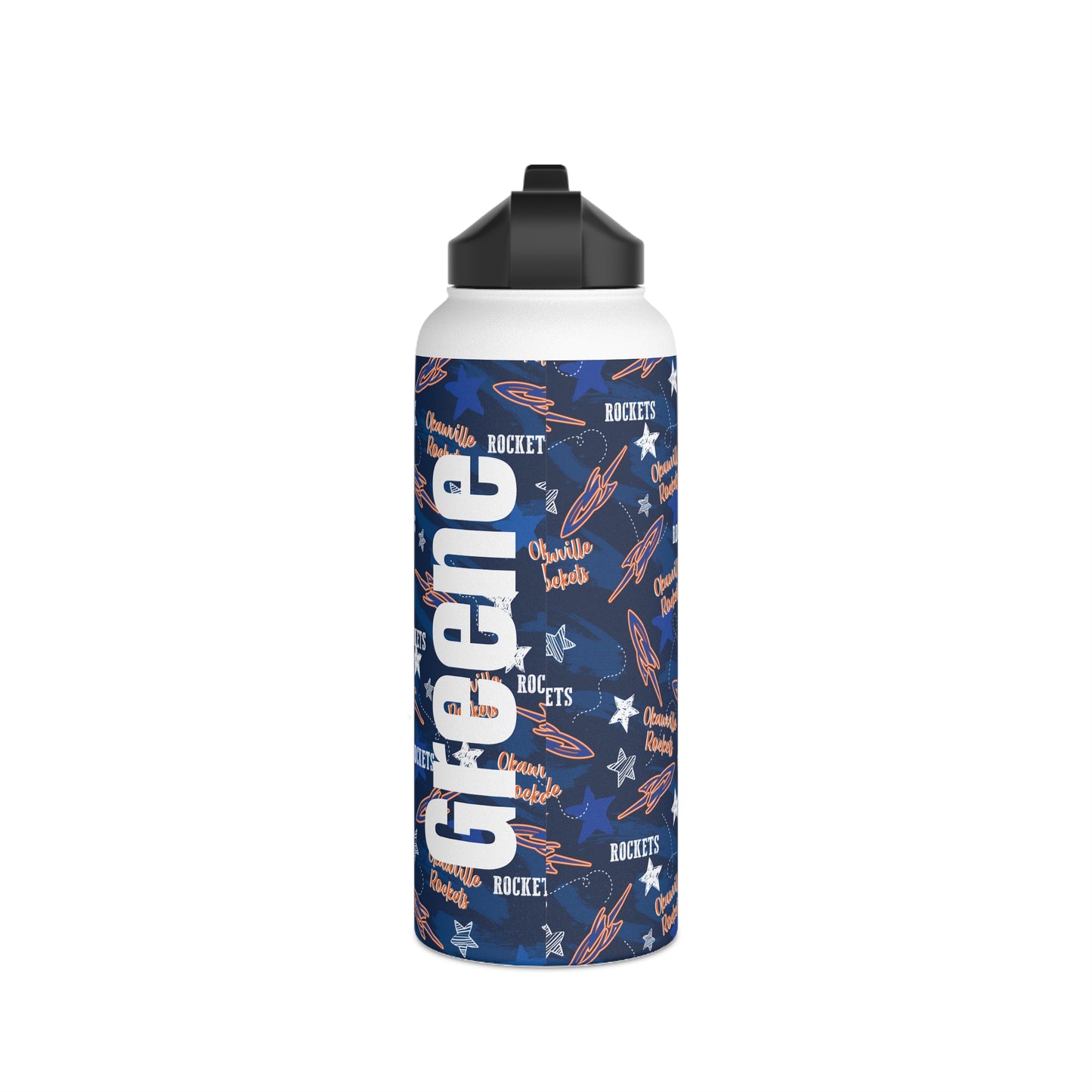 Okawville Rockets Stainless Steel Water Bottle