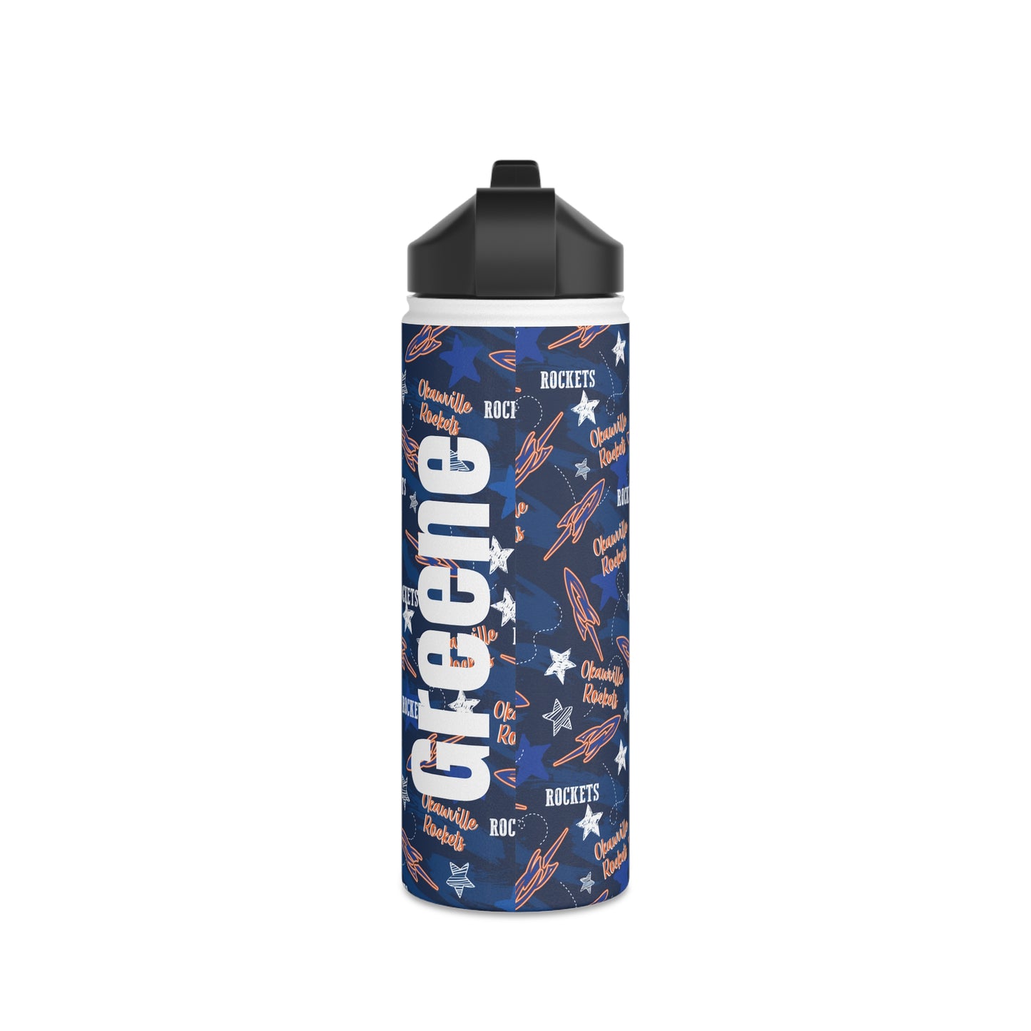 Okawville Rockets Stainless Steel Water Bottle