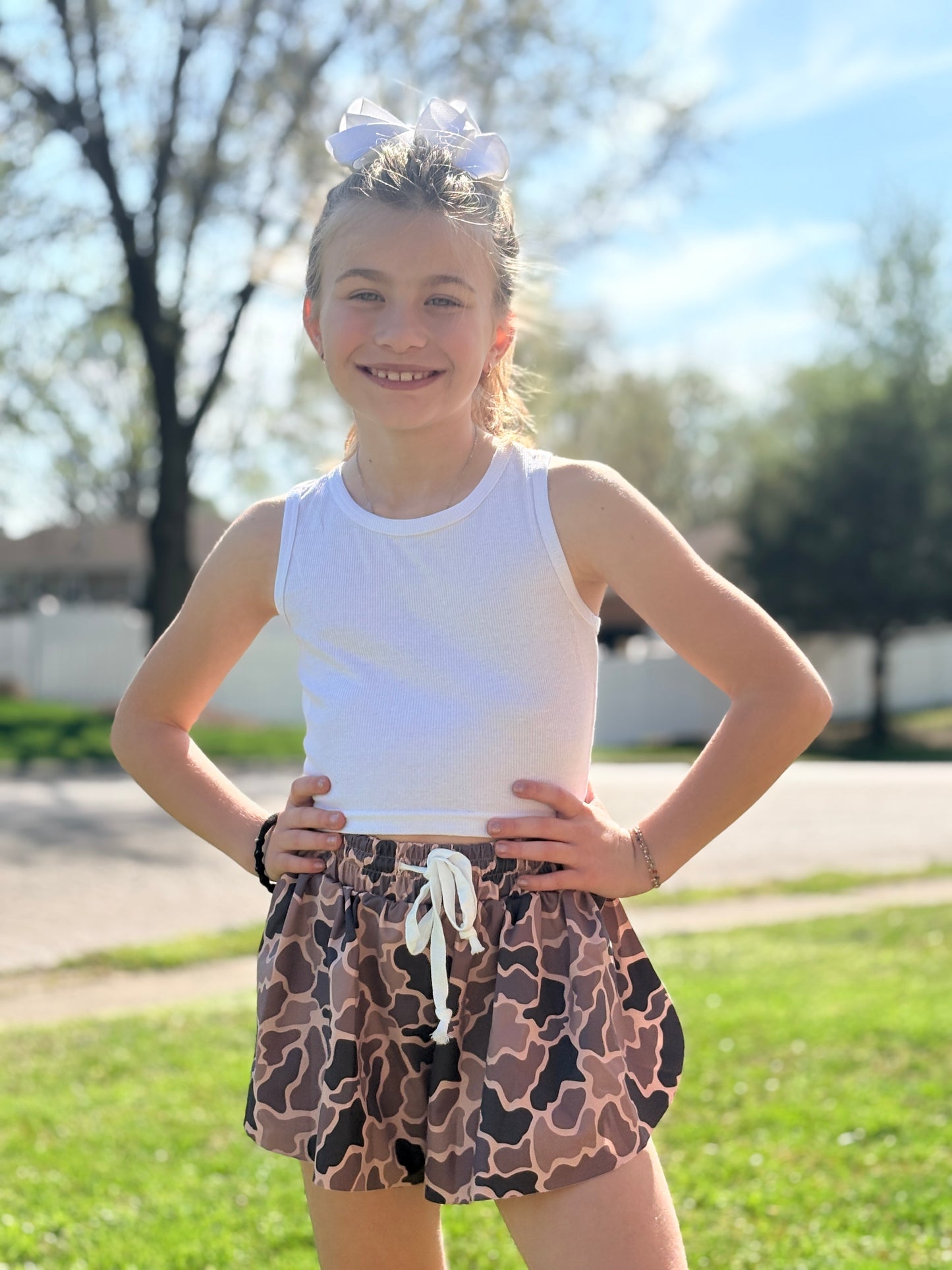 Girls Razorback Tank Top