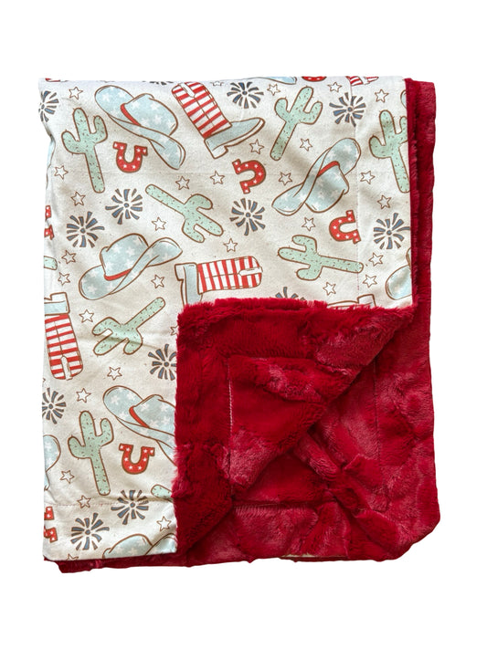 Cowboy/Cowgirl Blanket