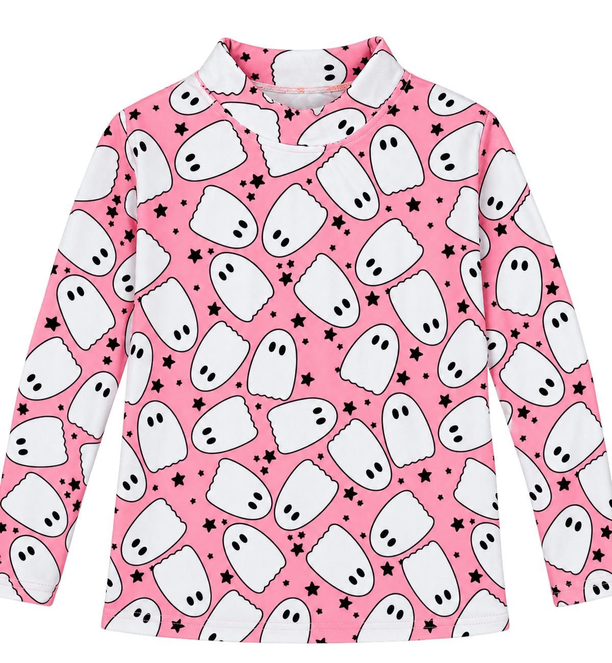Pink Ghost Mesh Top