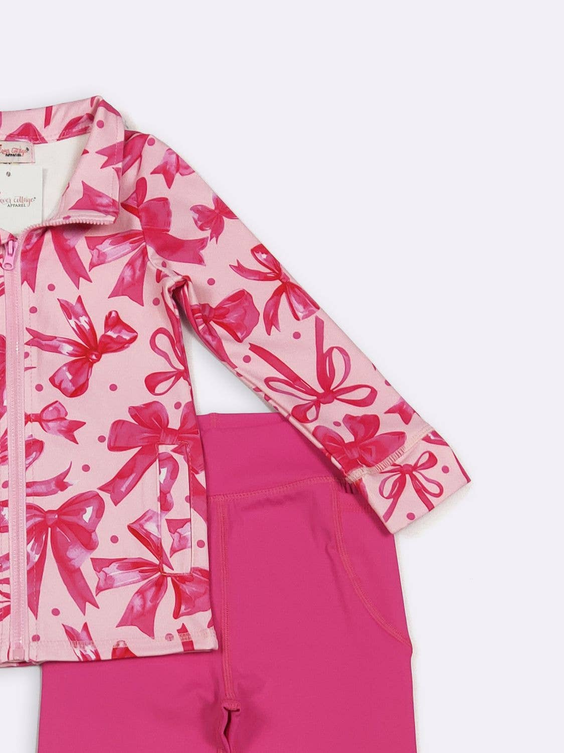 Fuchsia Athletic Girls Set