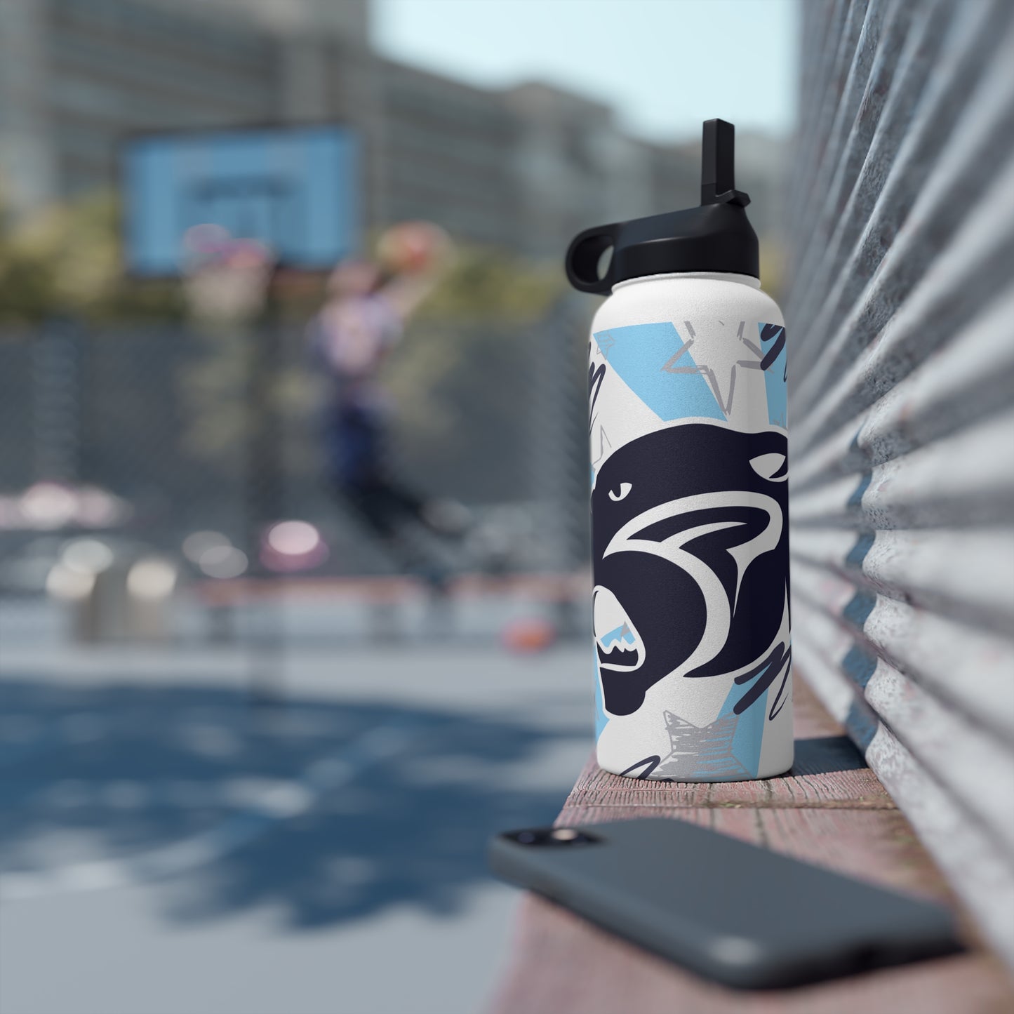 Pinckneyville Panthers Stainless Steel Water Bottle
