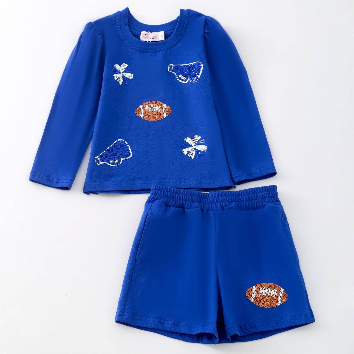 Sparkle Cheer Girls Set-Blue game day football