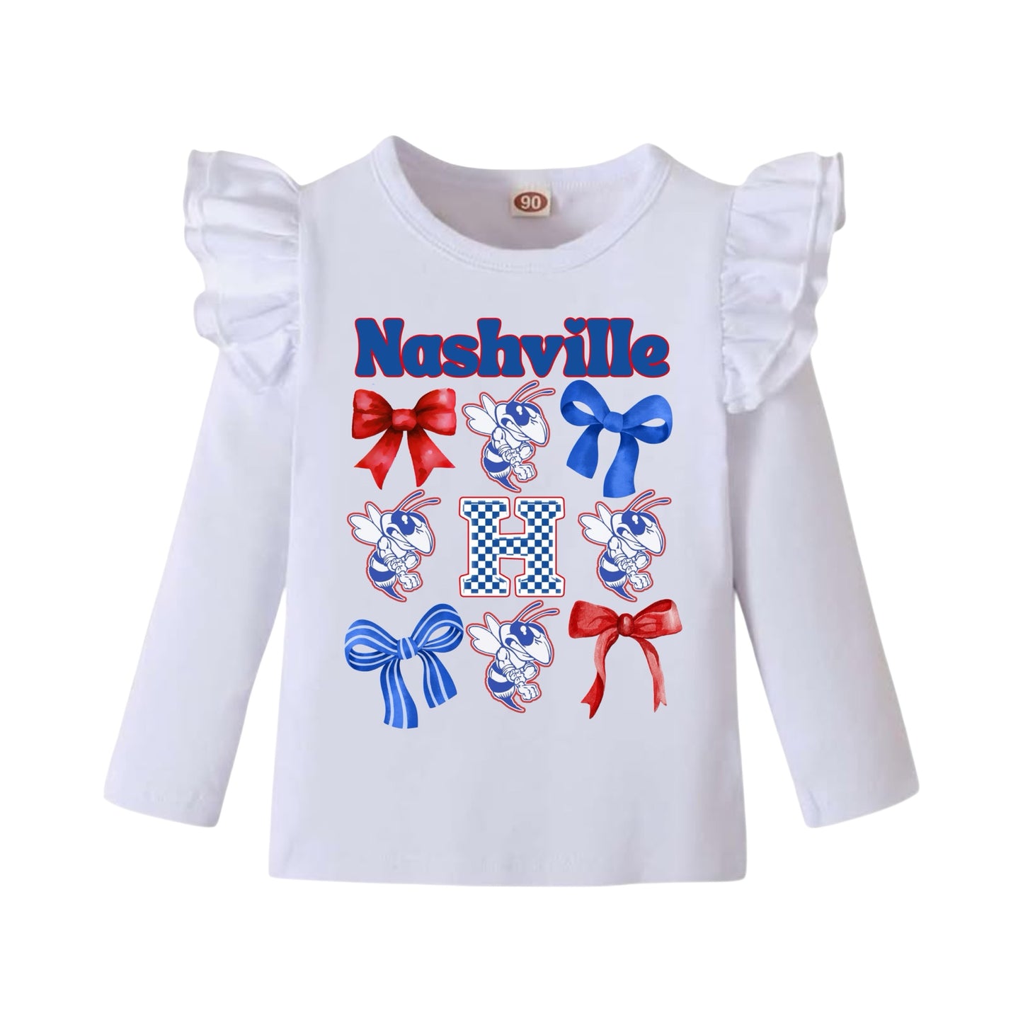 Nashville Shirt with Ruffle Sleeve
