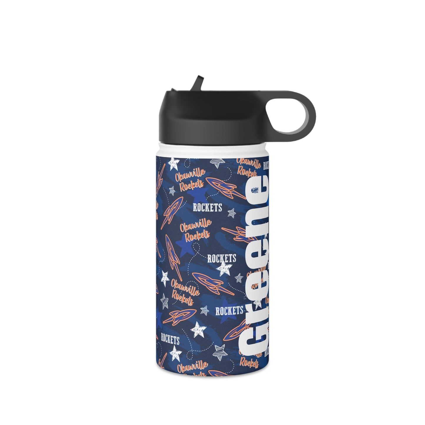 Okawville Rockets Stainless Steel Water Bottle