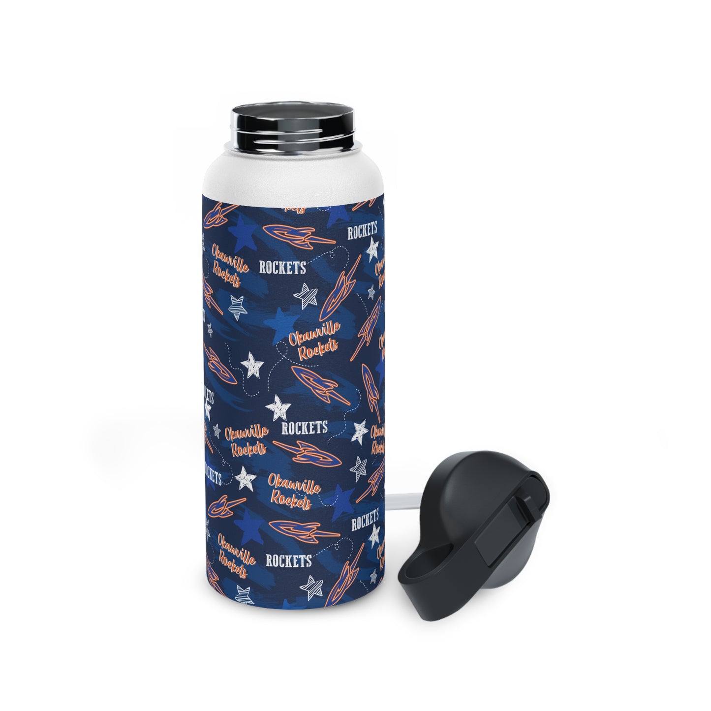 Okawville Rockets Stainless Steel Water Bottle