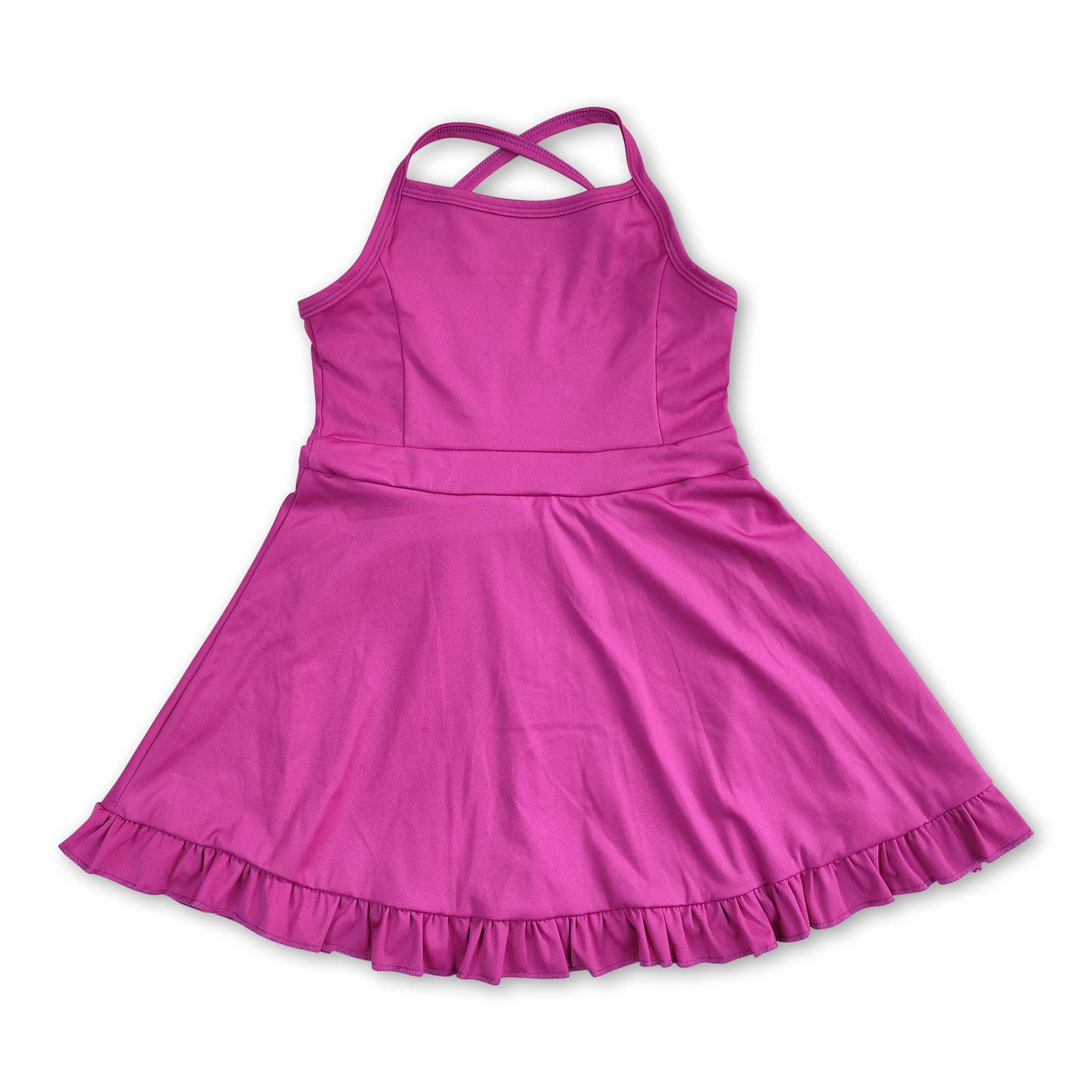 Pink Girls Summer Athletic Dress