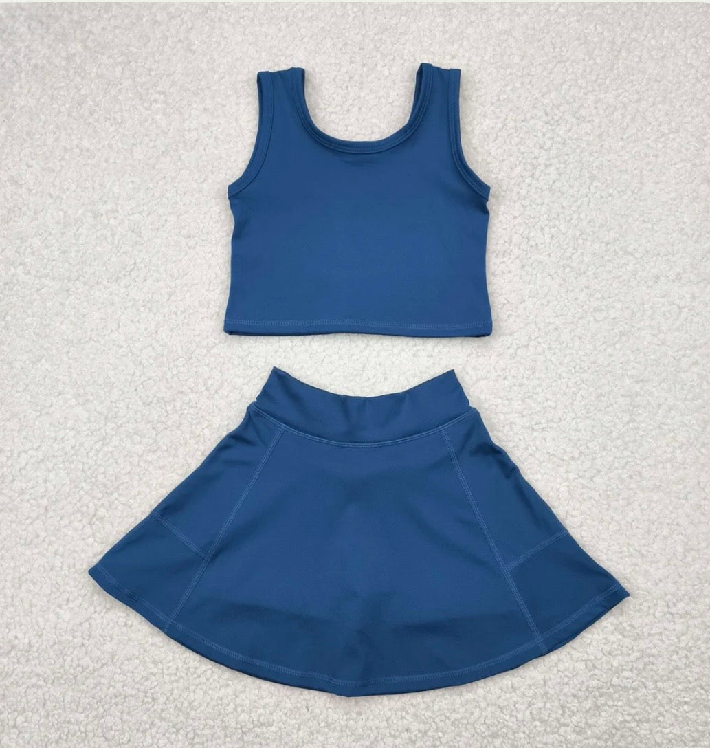 Navy Athletic Dress 2 piece