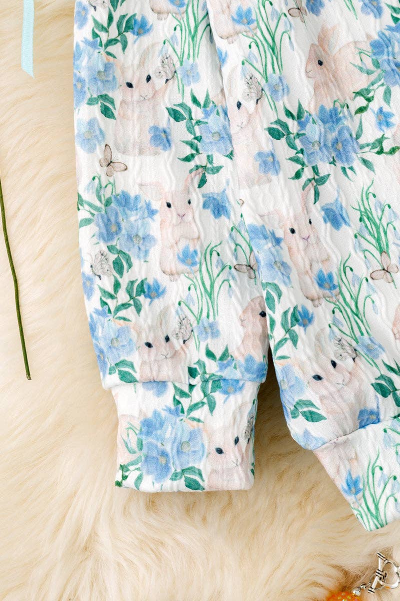 Easter Bunny Printed Girls 2 Piece Set