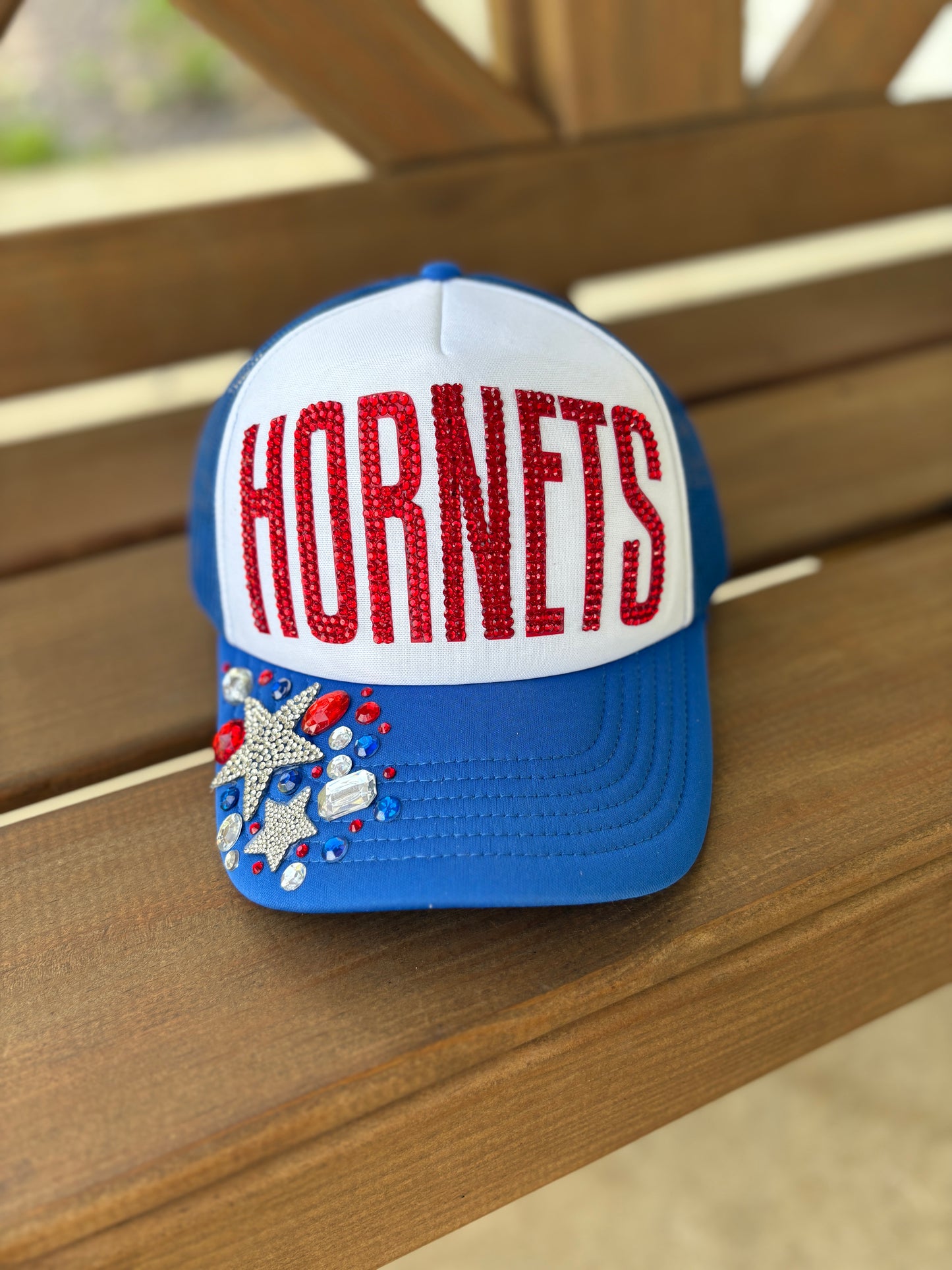 Hornets Rhinestone  Trucker Hat