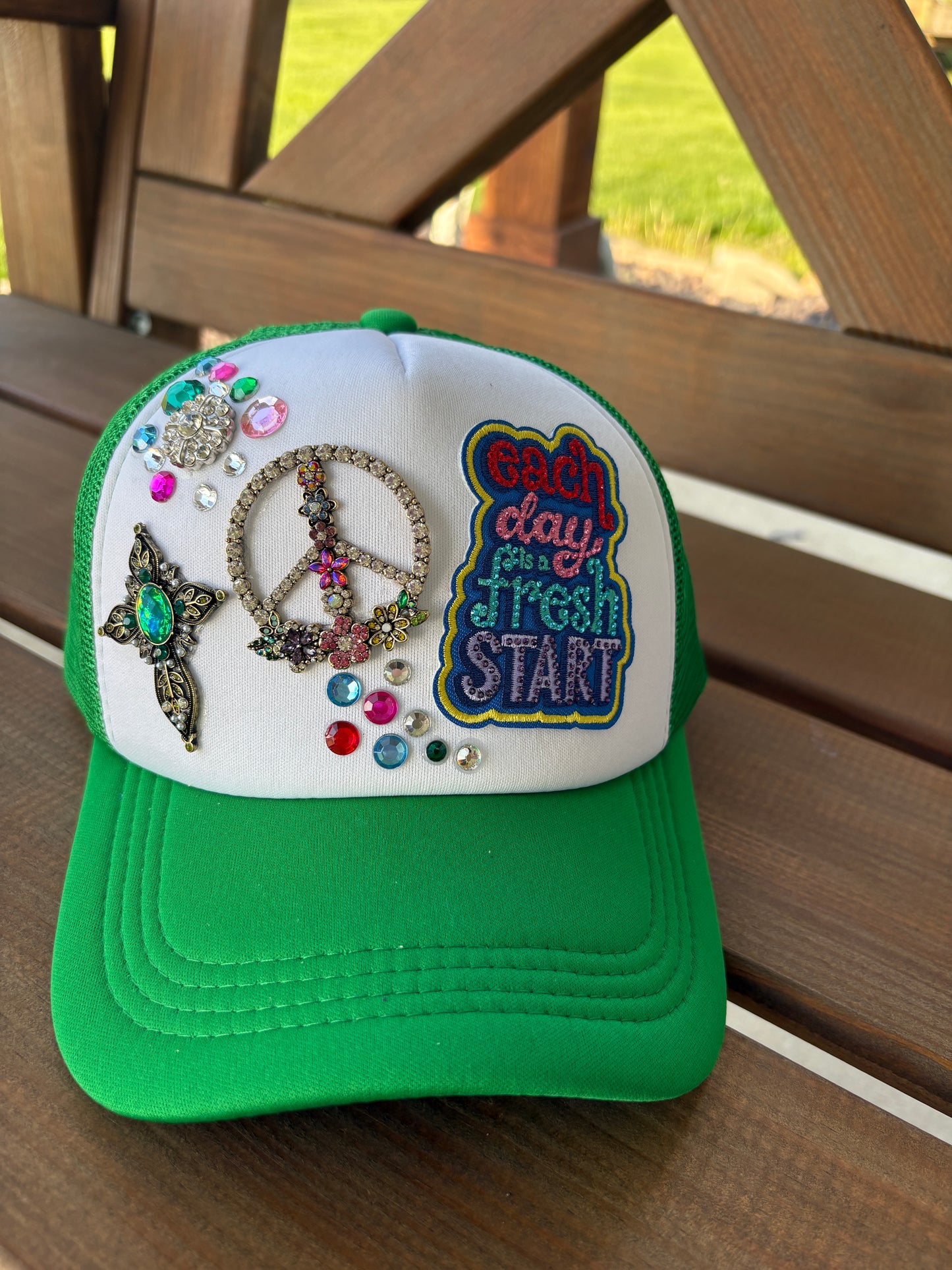 Peace & Love Trucker Hat