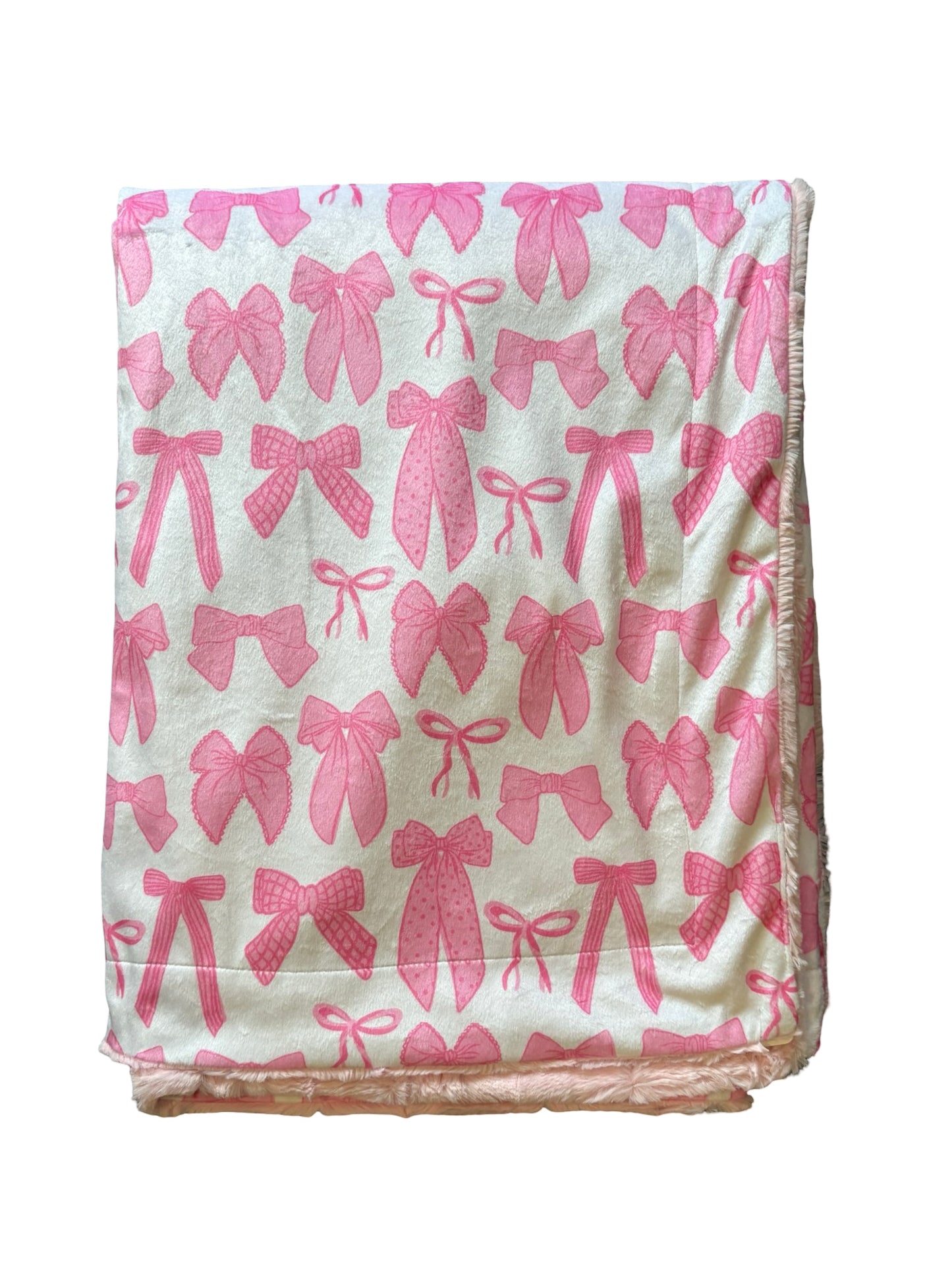 Pink Bows Blanket