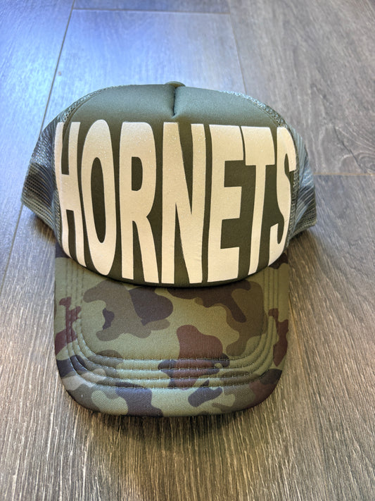 Camo Hornet Trucker Hat