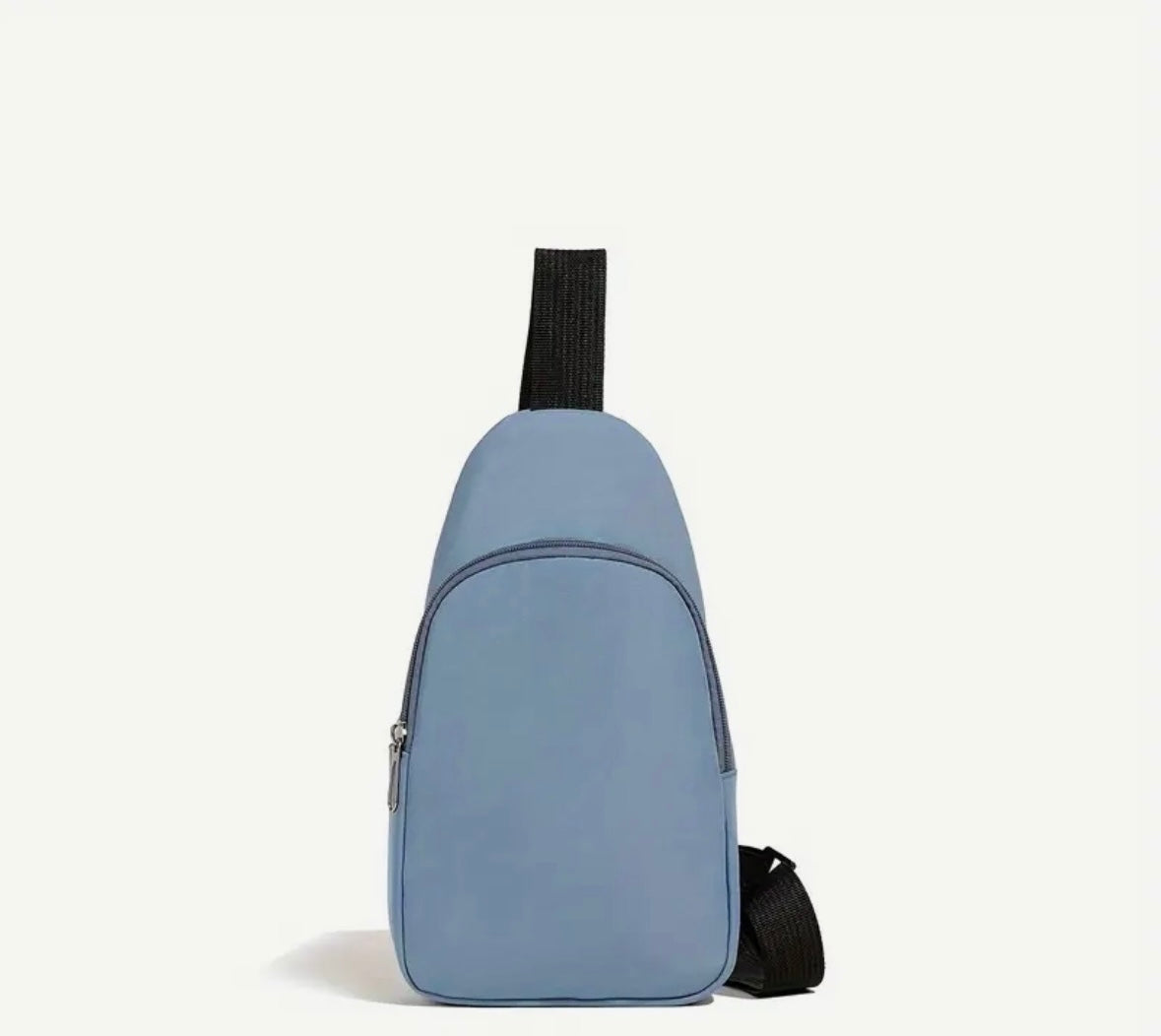 Solid Color Crossbody Bag