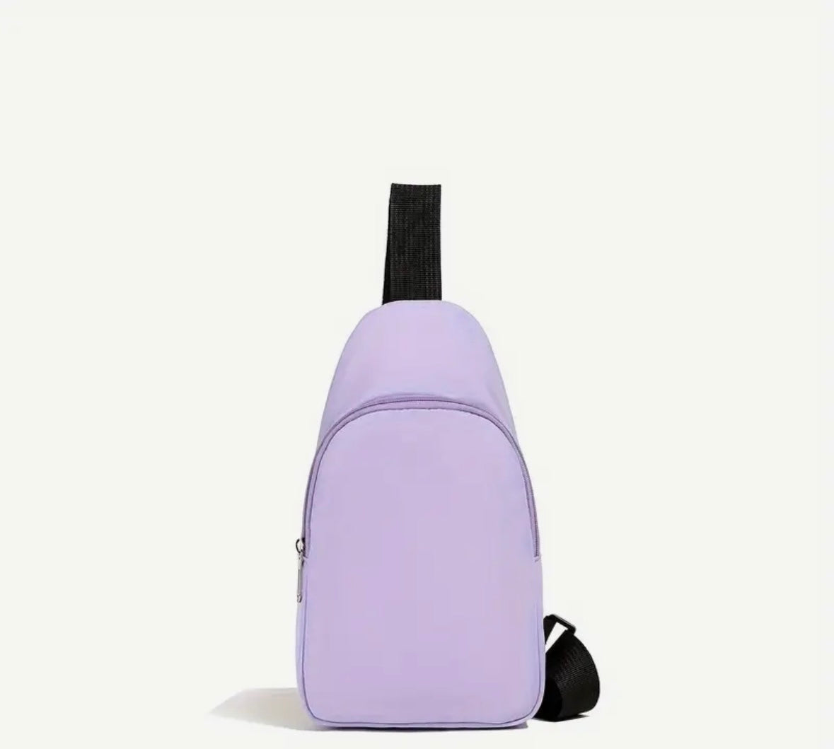 Solid Color Crossbody Bag