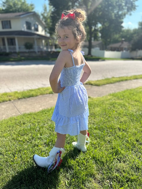 USA Seersucker Dress