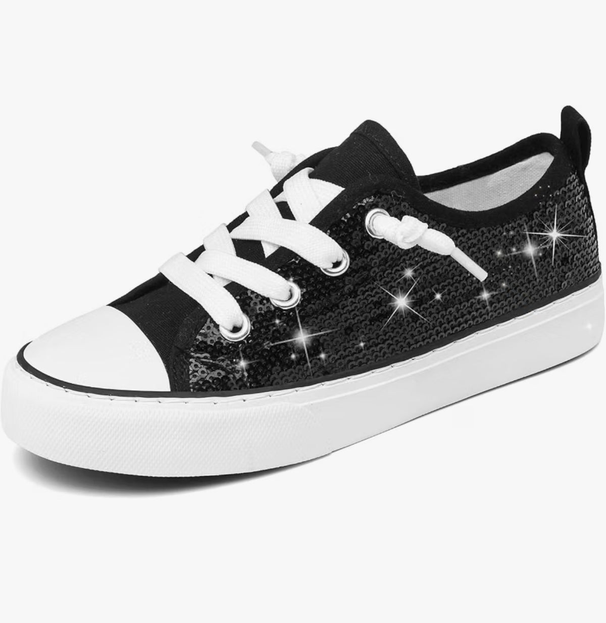 Black Sequin Shoes