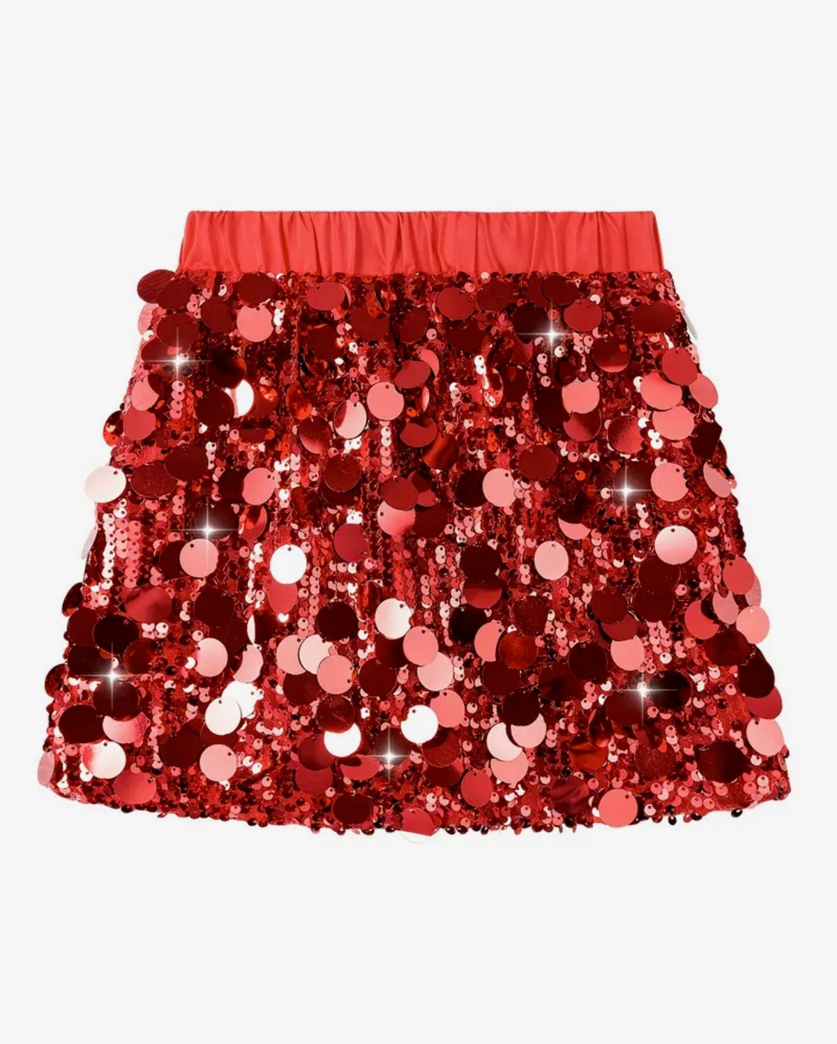 Red Sequin Skirt