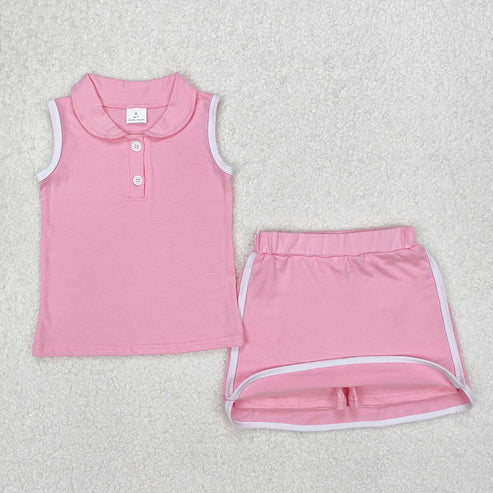 Pink Two Piece Tennis Set