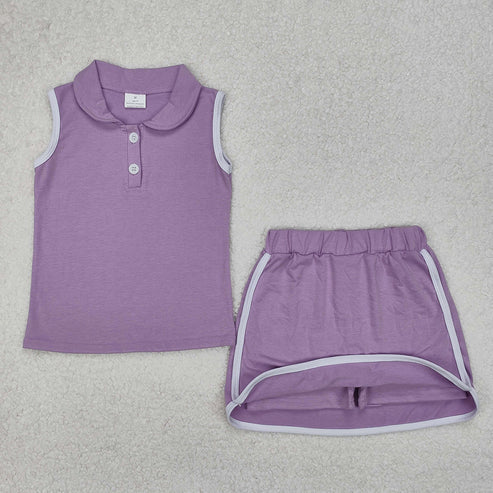 Purple Two Piece Tennis Set