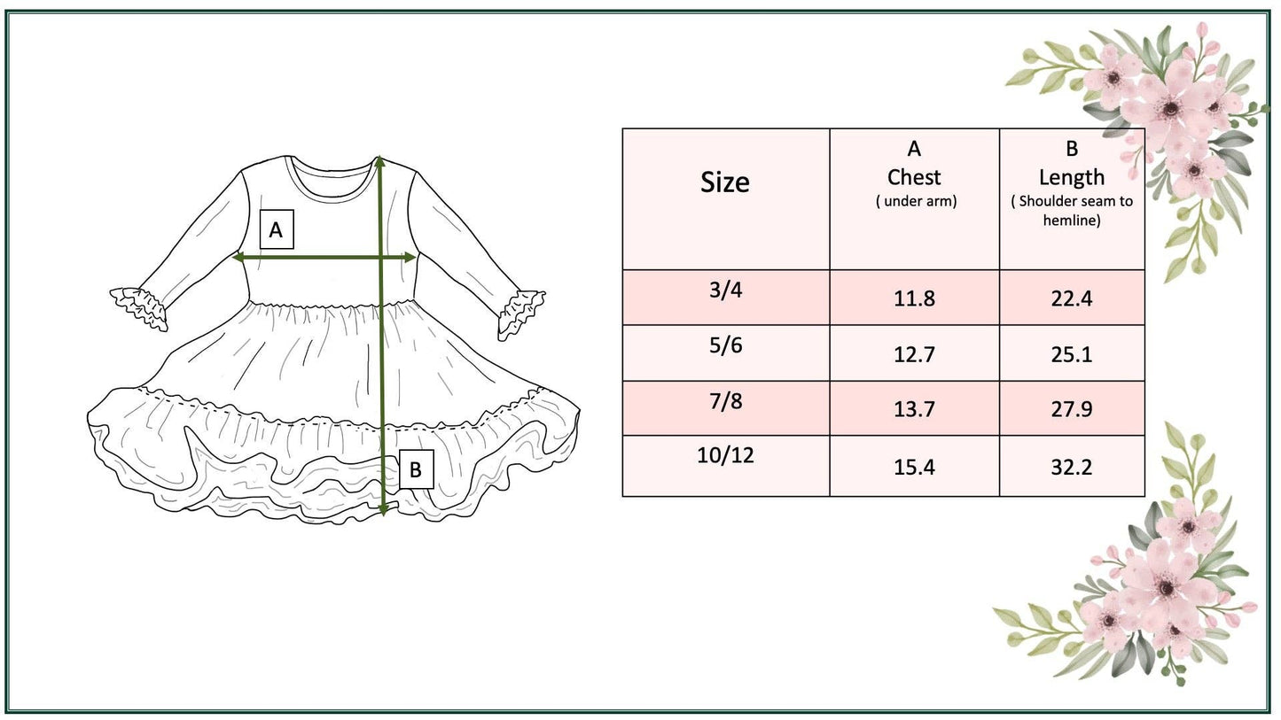 Pink Reindeer Tulle Ruffle Sleeve Holiday Dress