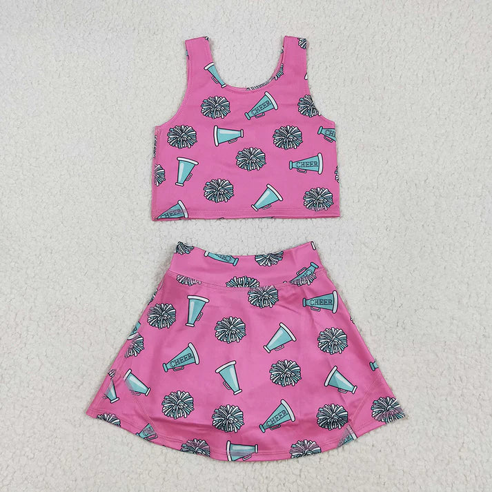 Pink Cheer Athletic Dress - 2 Piece