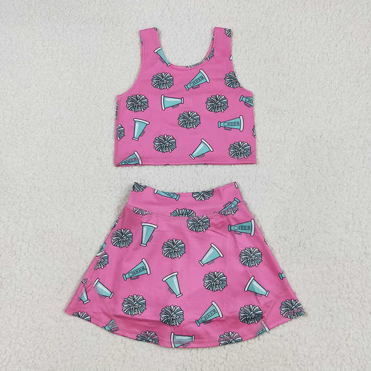 Pink Cheer Athletic Dress - 2 Piece