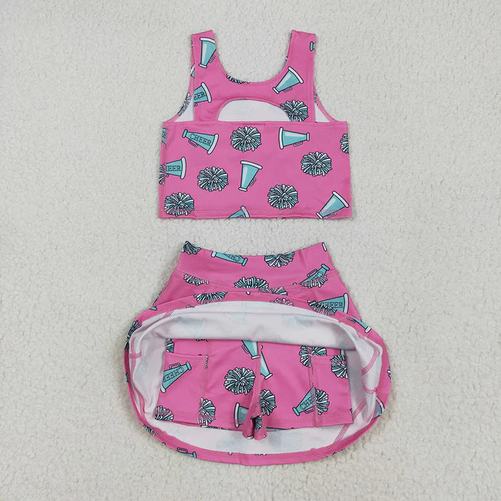 Pink Cheer Athletic Dress - 2 Piece