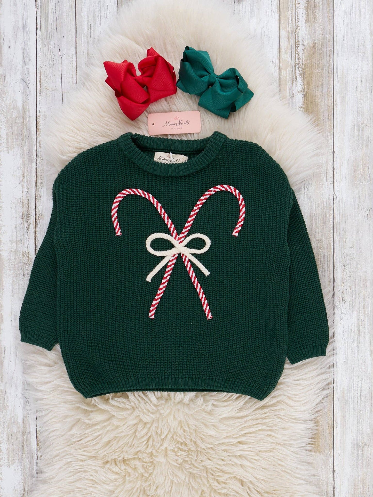 Candy Cane Promise Oversized Sweater