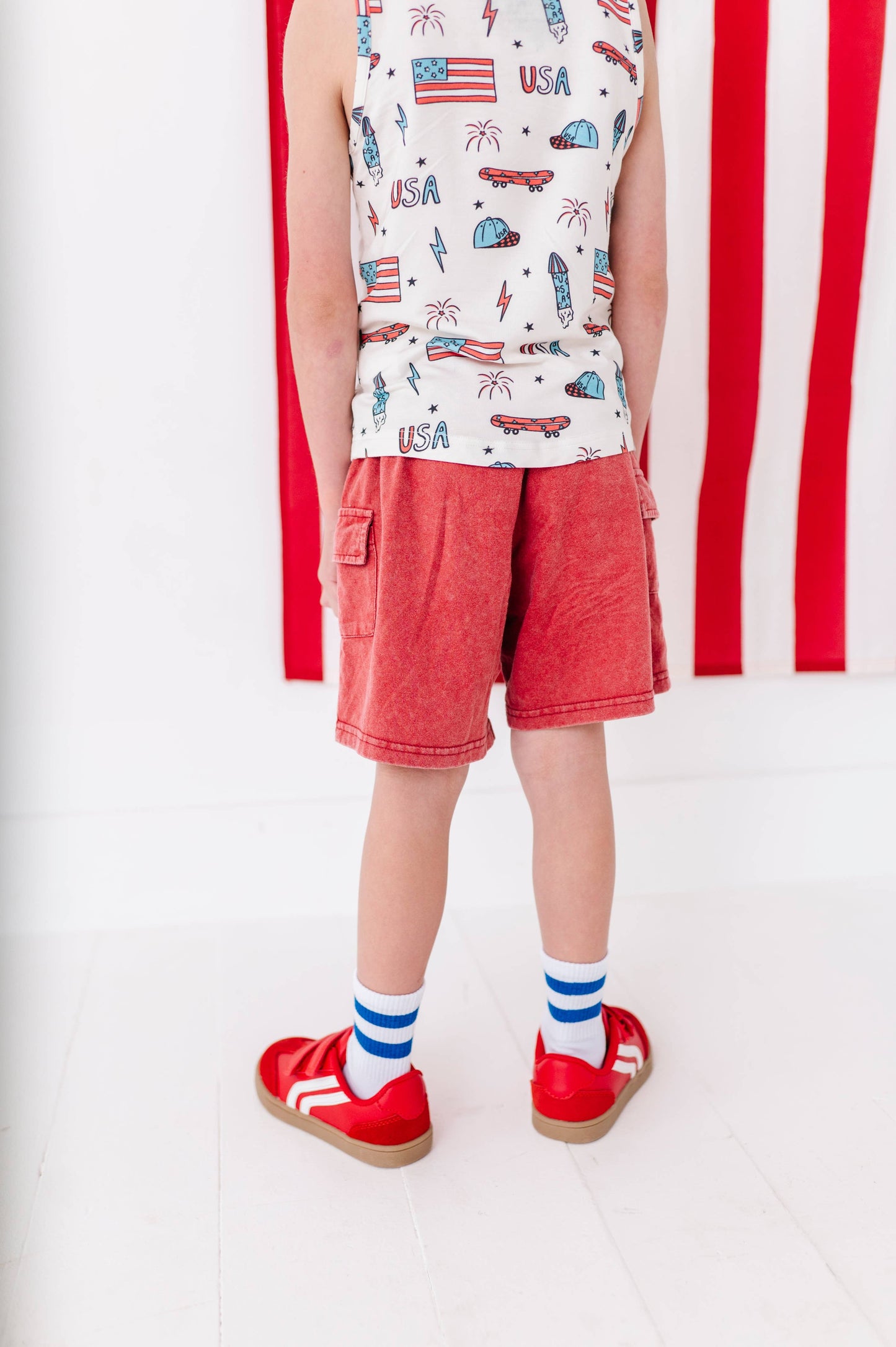Red | Vintage CARGO Shorts