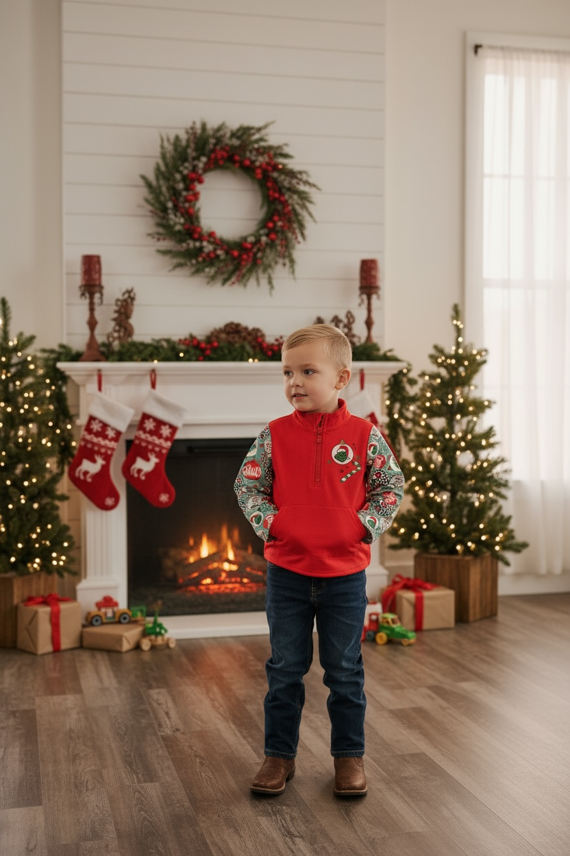 Christmas Printed Pullover