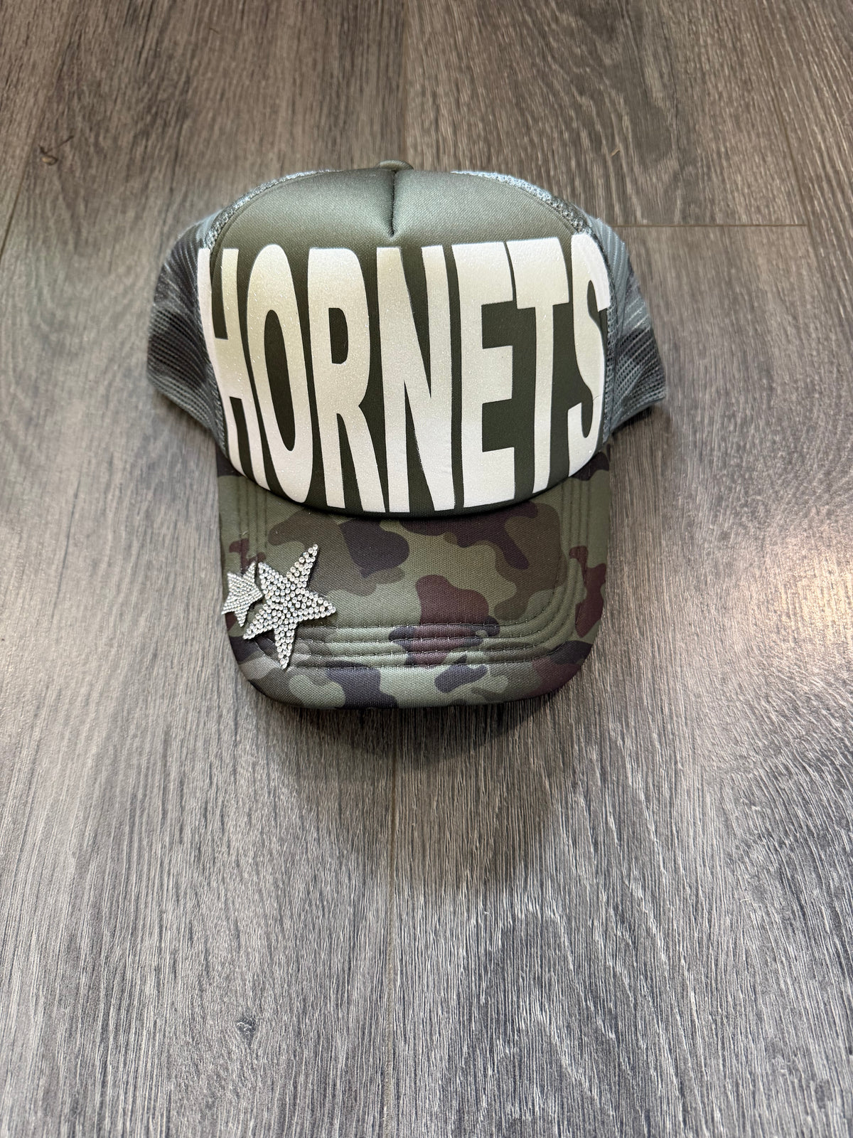 Camo Hornets Trucker