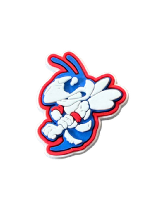 Croc Hornet Charm