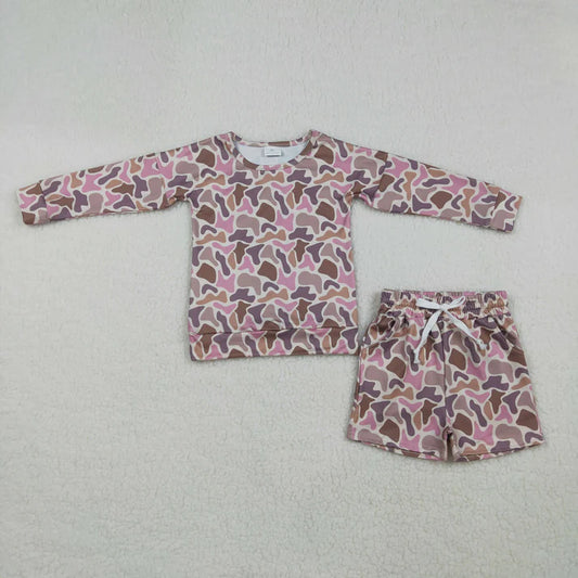 Long Sleeve Camo 2 Piece Set