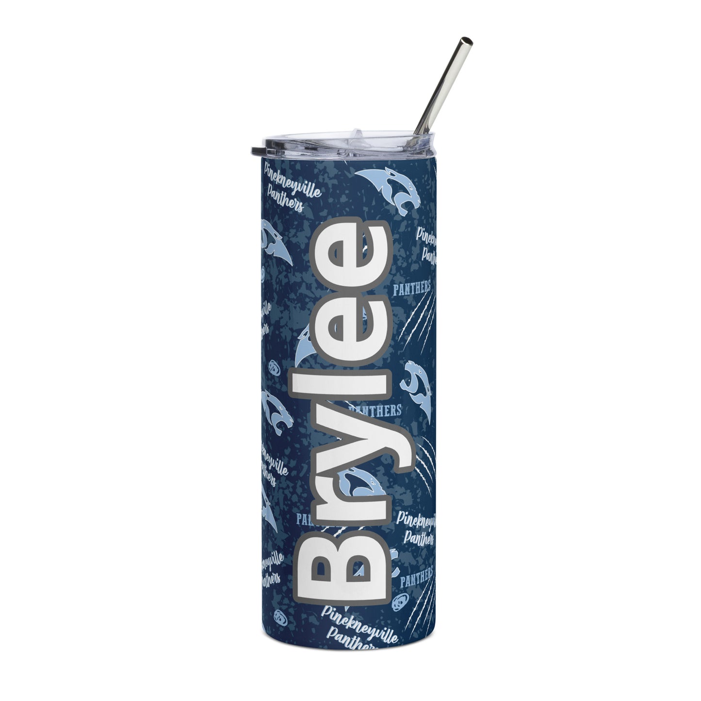 Pinckneyville Panthers Stainless steel tumbler