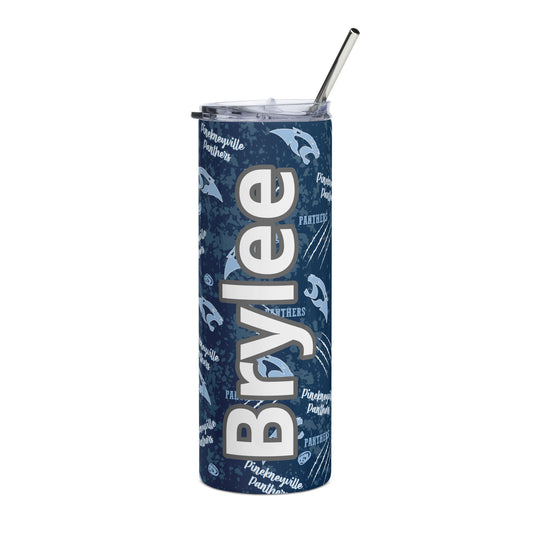 Pinckneyville Panthers Stainless steel tumbler