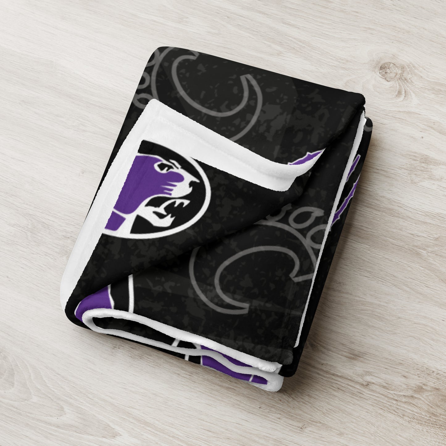 Central Cougars Throw Blanket