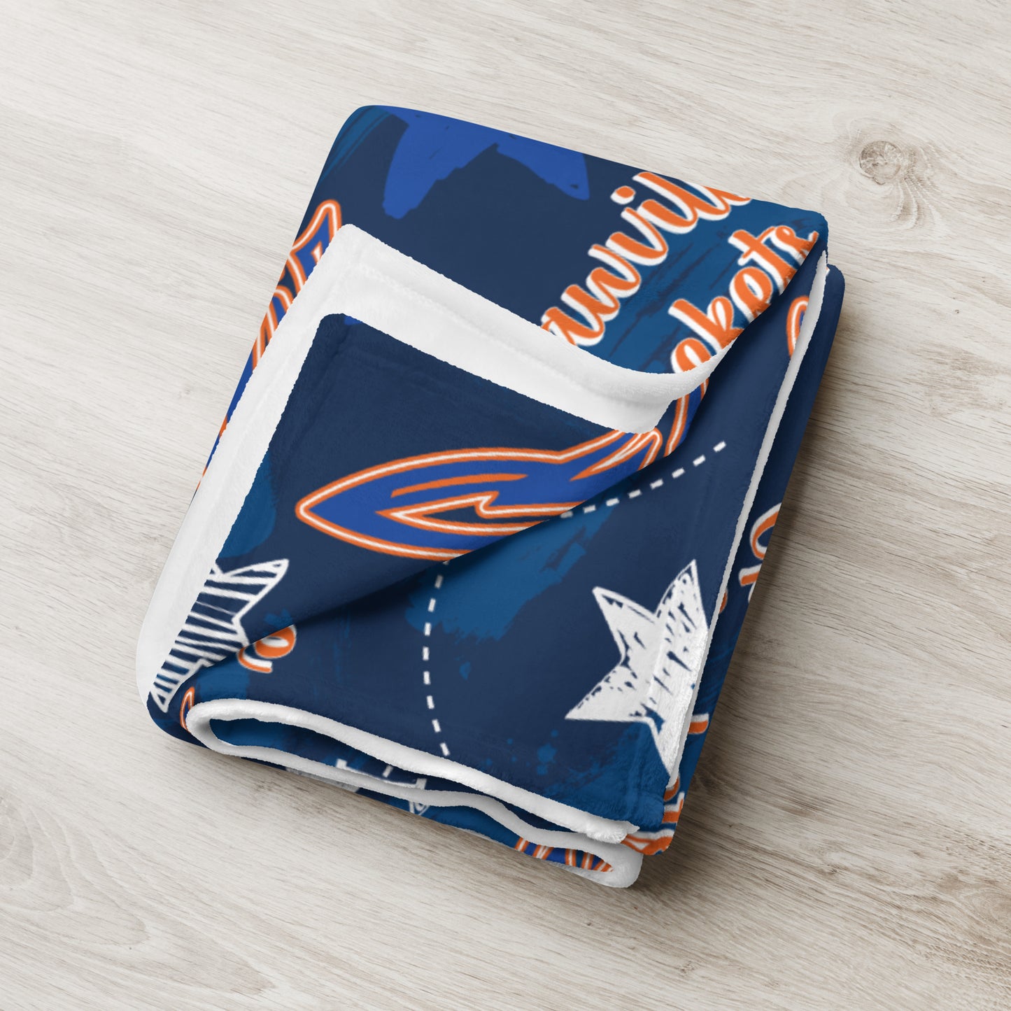 Okawville Rockets Throw Blanket